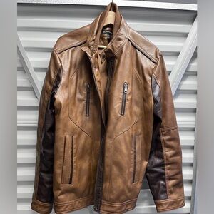Men’s XL Faux Leather Jacket - INC